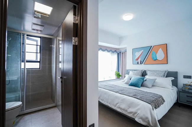 89㎡現(xiàn)代三居，主打輕便實用，體驗三口之家的小清新生活